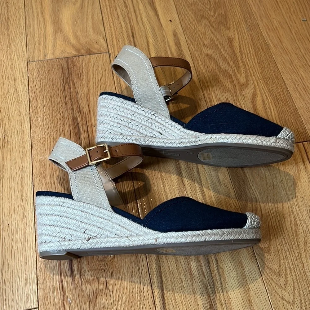 New Tommy Hilfiger Nilsa Ankle Wedge Sandals Sz 9.5